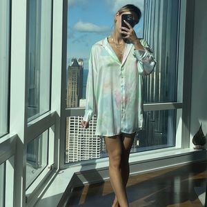 Zara satin effect top/dress